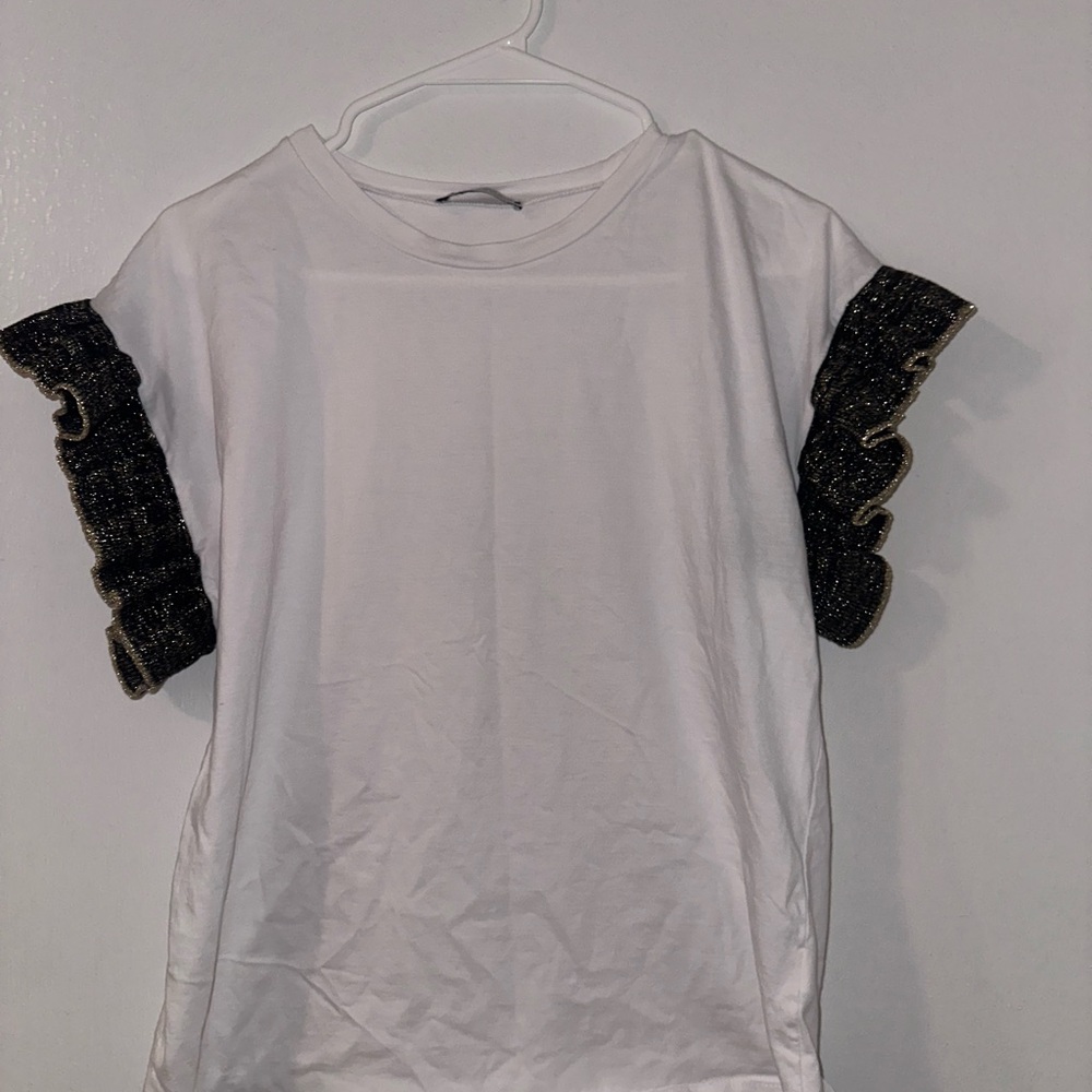 Zara Crisp White T-Shirt